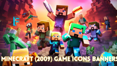 minecraft (2009) game icons banners